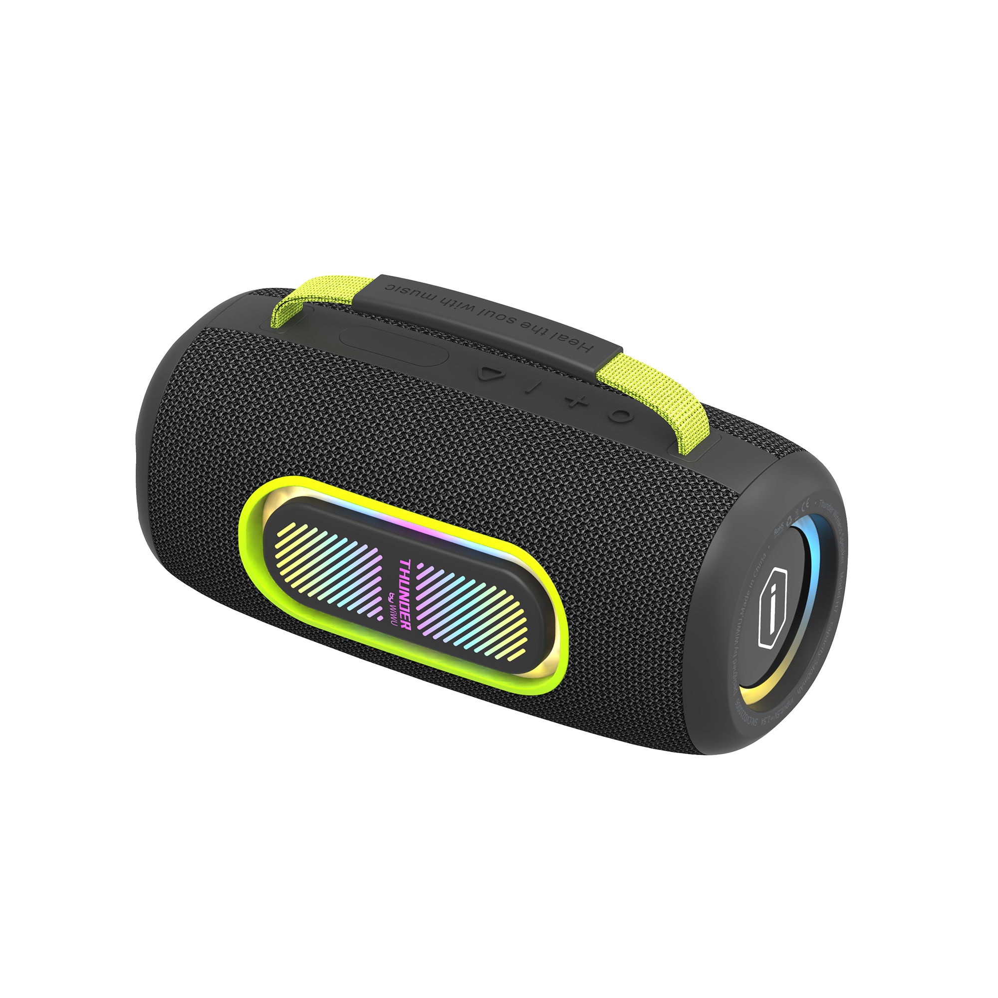 wireless speaker❤️ WIWU P26 Thunder Wireless Speaker - Grey : Buy Online at